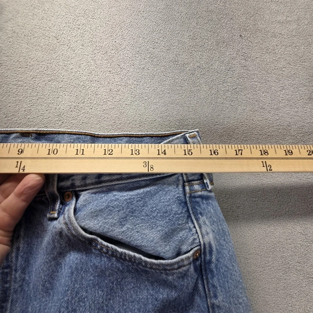 Vintage Levis 501 Jeans Mens‎ Light Wash Straight Button Fly Made USA Fits 30x34